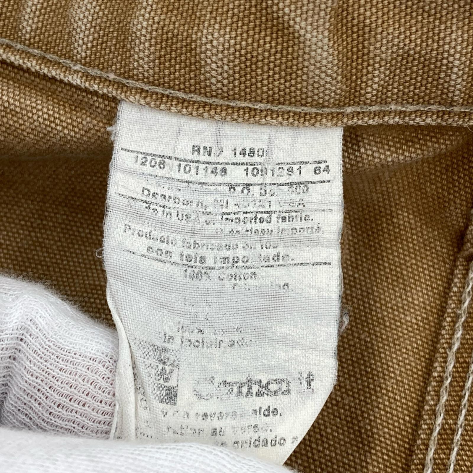 デニムパンツ Carhartt ペインターパンツ ダブルニー 34 ベージュ
