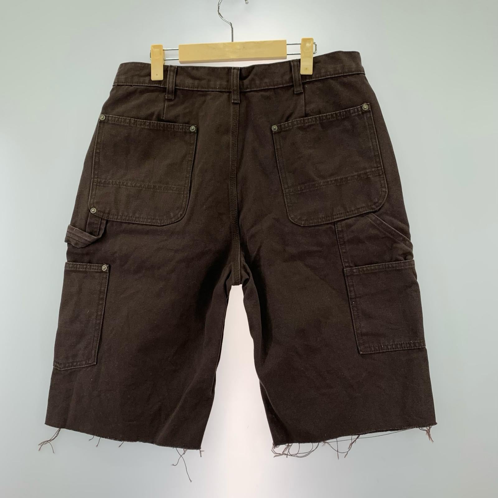 デニムパンツ Carhartt ペインターパンツ ダブルニー カットオフ ブラウン
