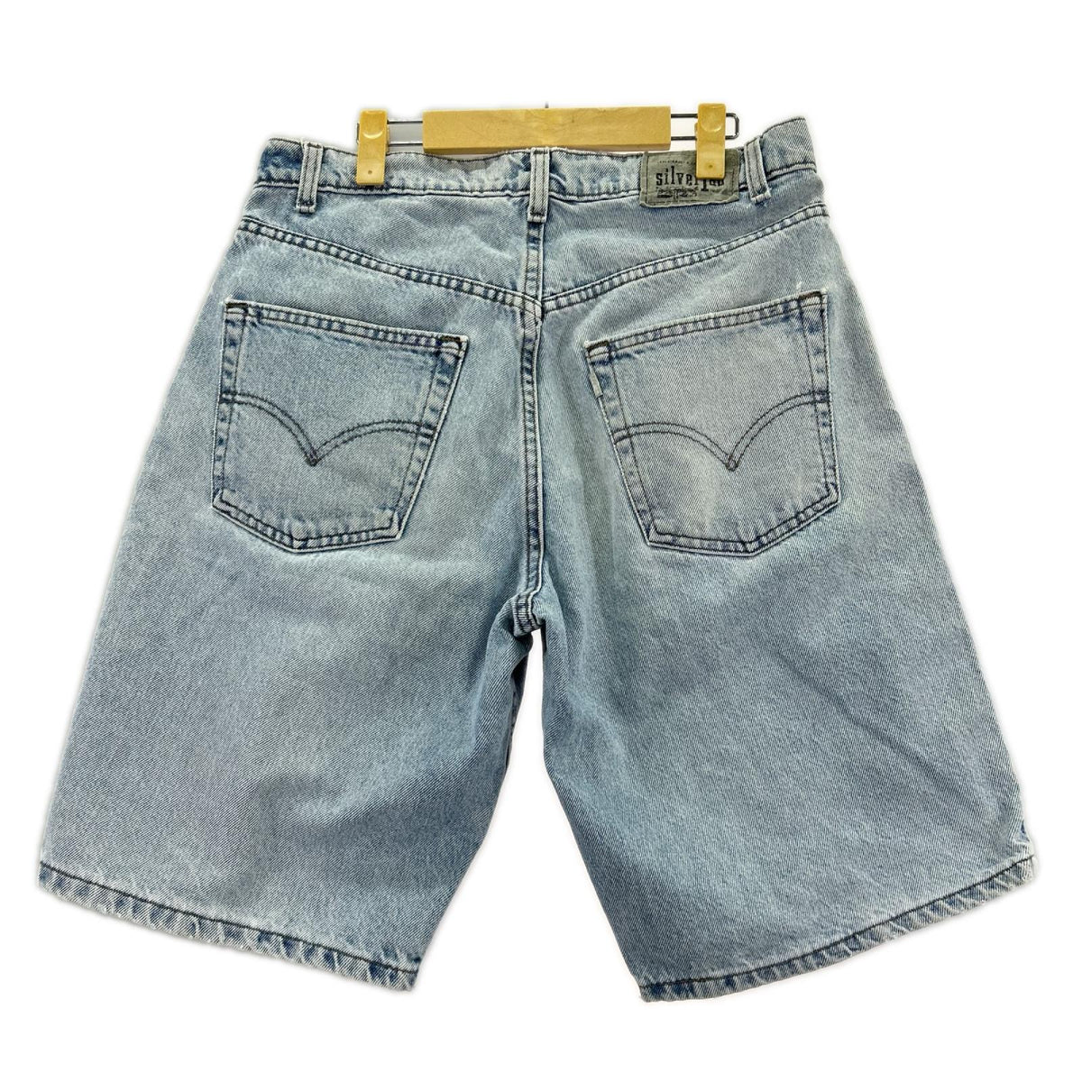 ショートパンツ SILVER TAB LOOSE ﾊｰﾌﾊﾟﾝﾂ ﾗｲﾄﾌﾞﾙｰ (32) 32 ブルー