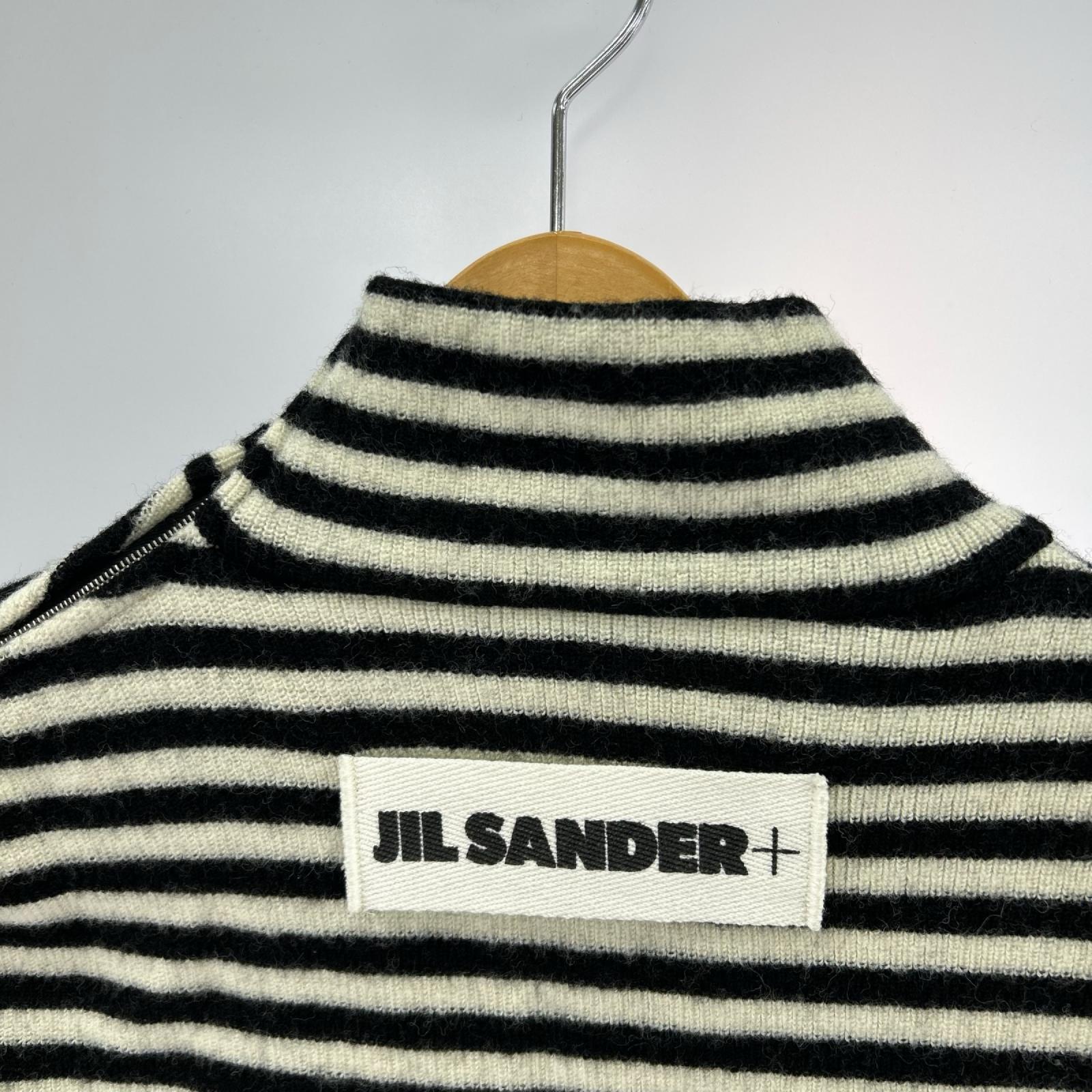 ニット JIL SANDER+ ジッパーボーダーニット M