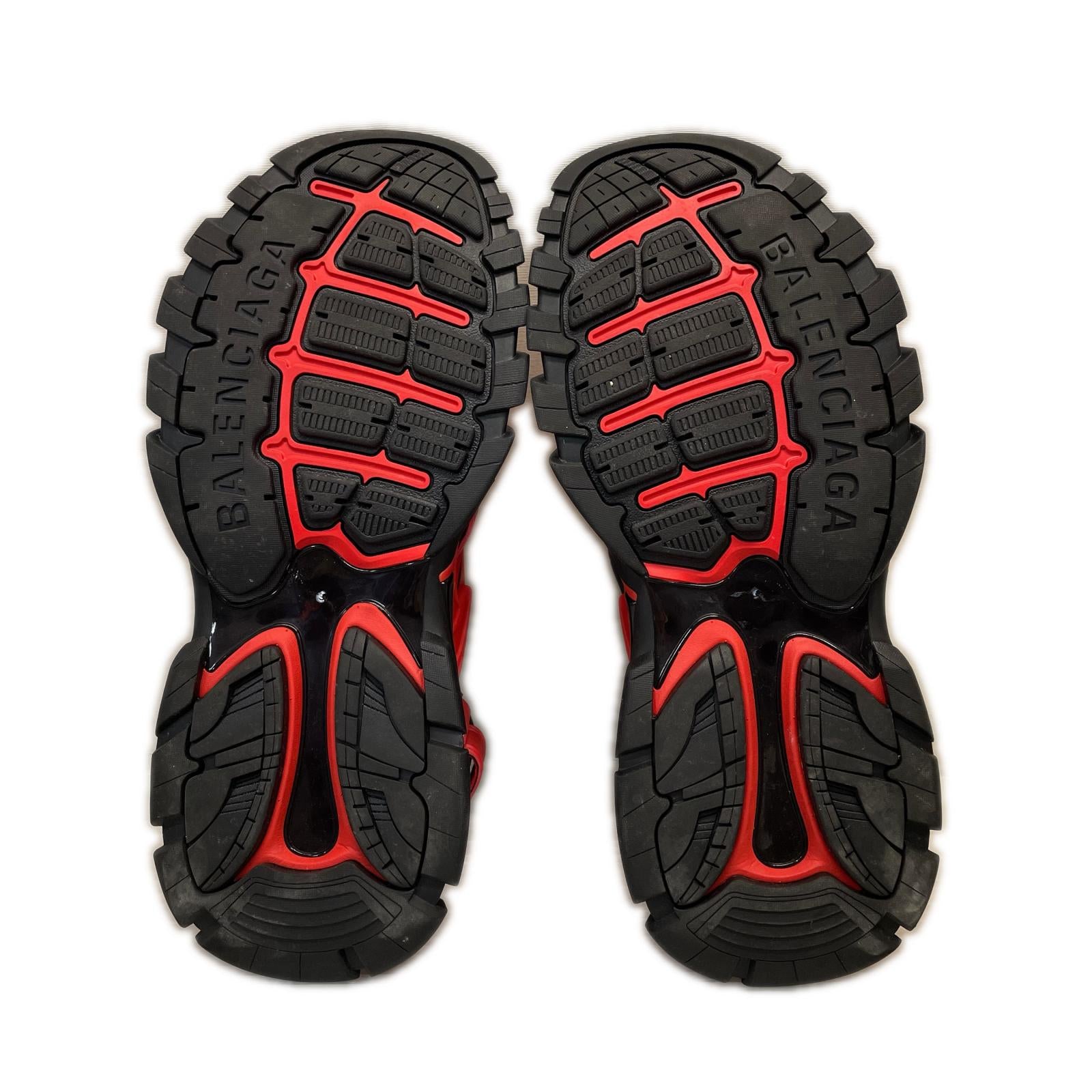 BALENCIAGA TRACK SANDAL 赤×黒　45 29.5cm (US11 1/2 UK11 EU49)