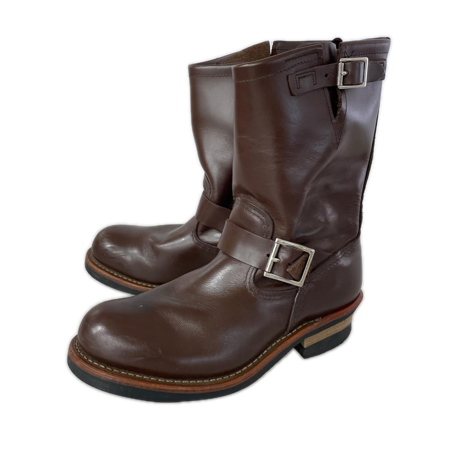 ブーツ 09年製 ENGINEER BOOTS USA8 26cm (US8 UK7 1/2 EU42) ブラウン