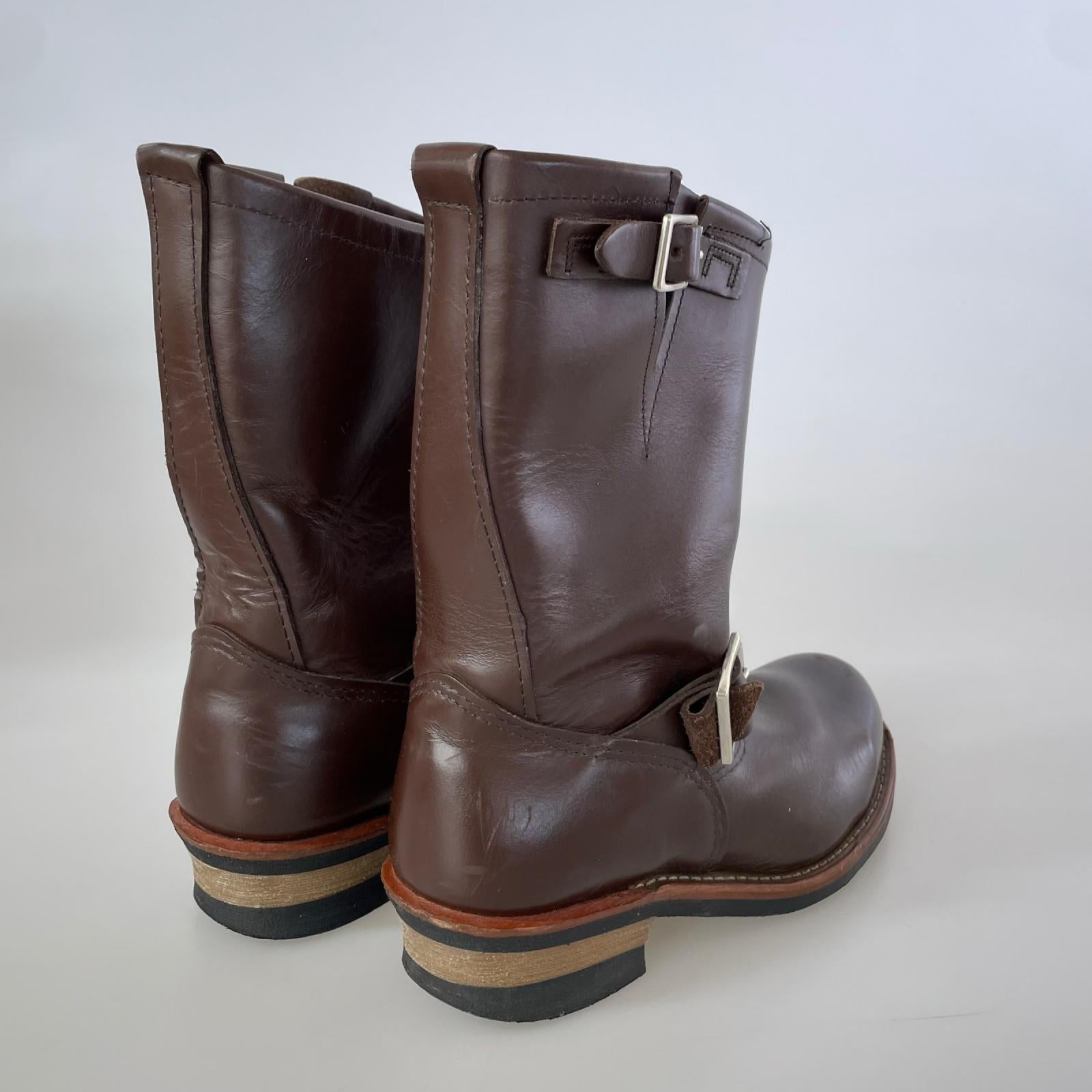ブーツ 09年製 ENGINEER BOOTS USA8 26cm (US8 UK7 1/2 EU42) ブラウン