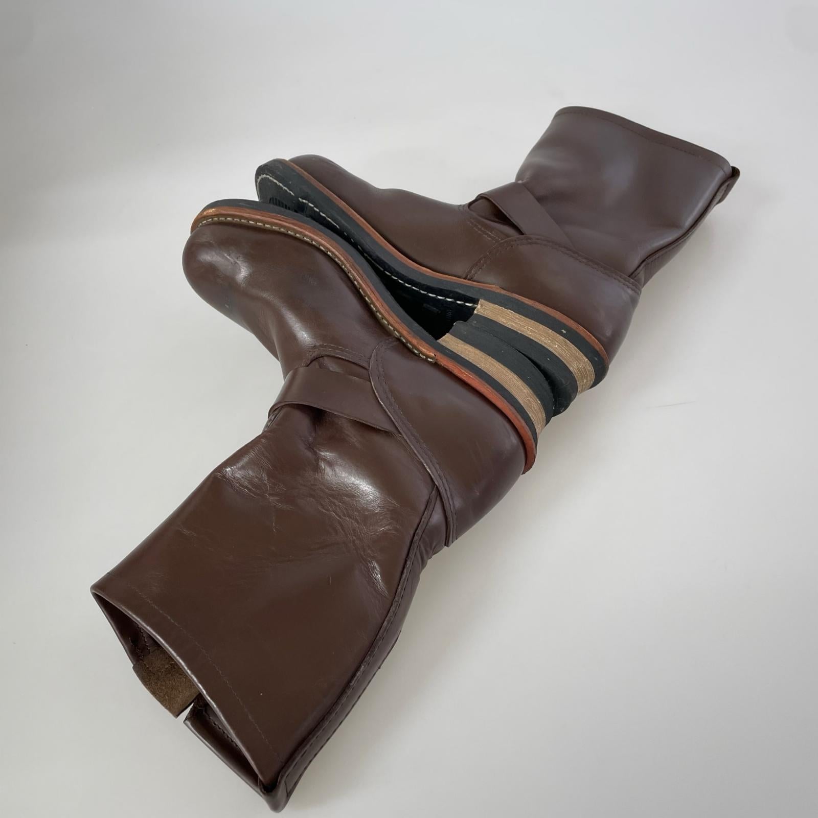 ブーツ 09年製 ENGINEER BOOTS USA8 26cm (US8 UK7 1/2 EU42) ブラウン