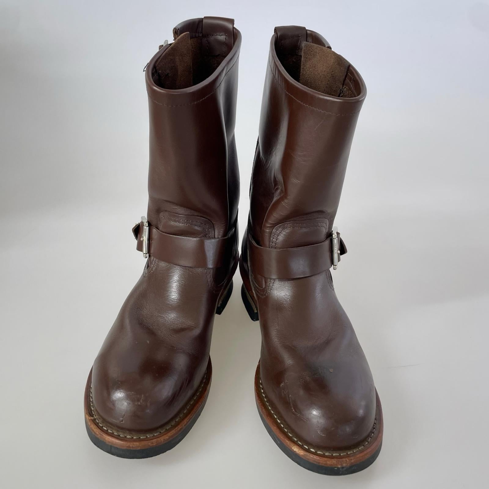 ブーツ 09年製 ENGINEER BOOTS USA8 26cm (US8 UK7 1/2 EU42) ブラウン