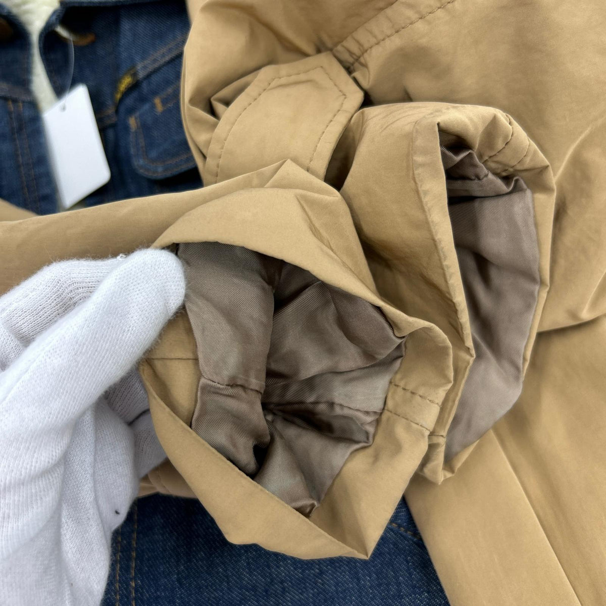 ジャケット ドッキングトレンチコート 18AW ベージュ