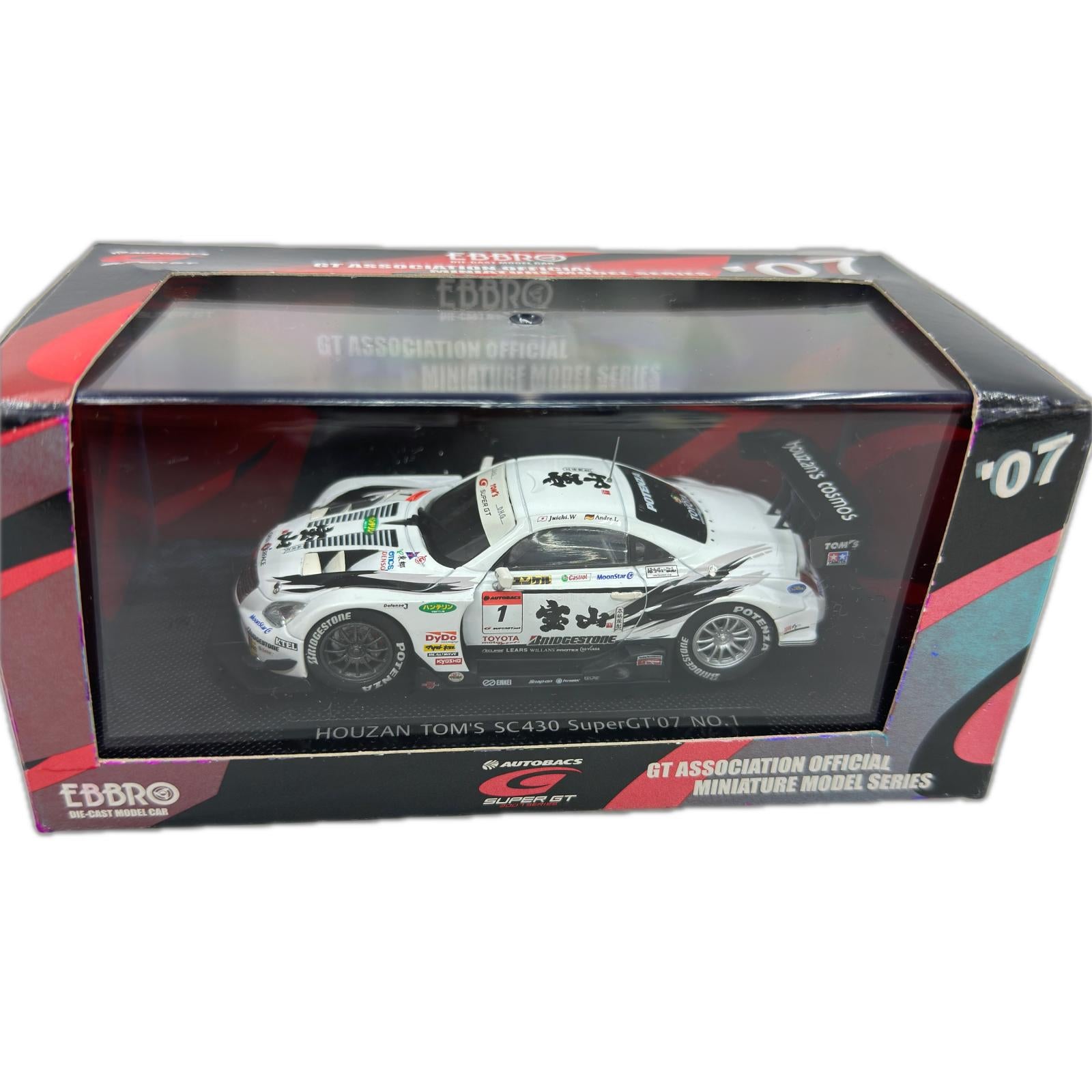 1/43 SUPER GT 500 HOUZAN TOM'S SC430 スケールカー