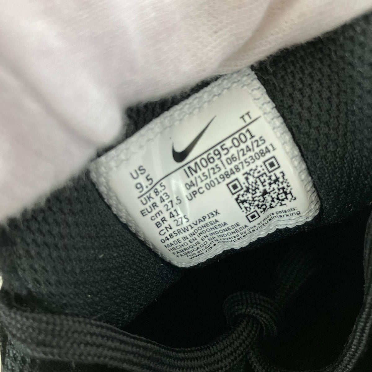 スニーカー AIR MAX 95 BIG BUBBLE -27.5 27.5cm (US9 1/2 UK9 EU45) ブラック