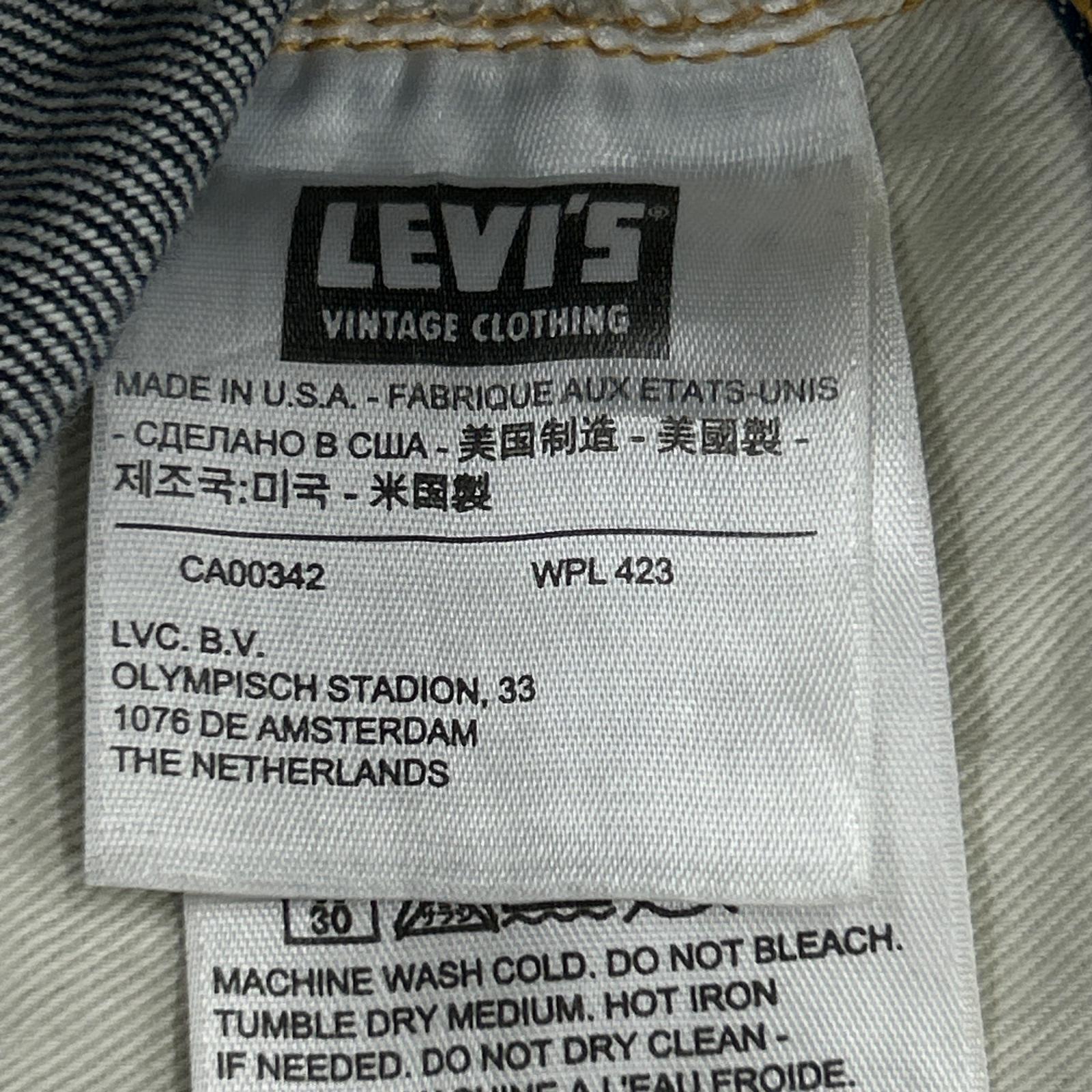 デニムパンツ 501XX 1947年モデル ビッグE W29L34 29 ブルー