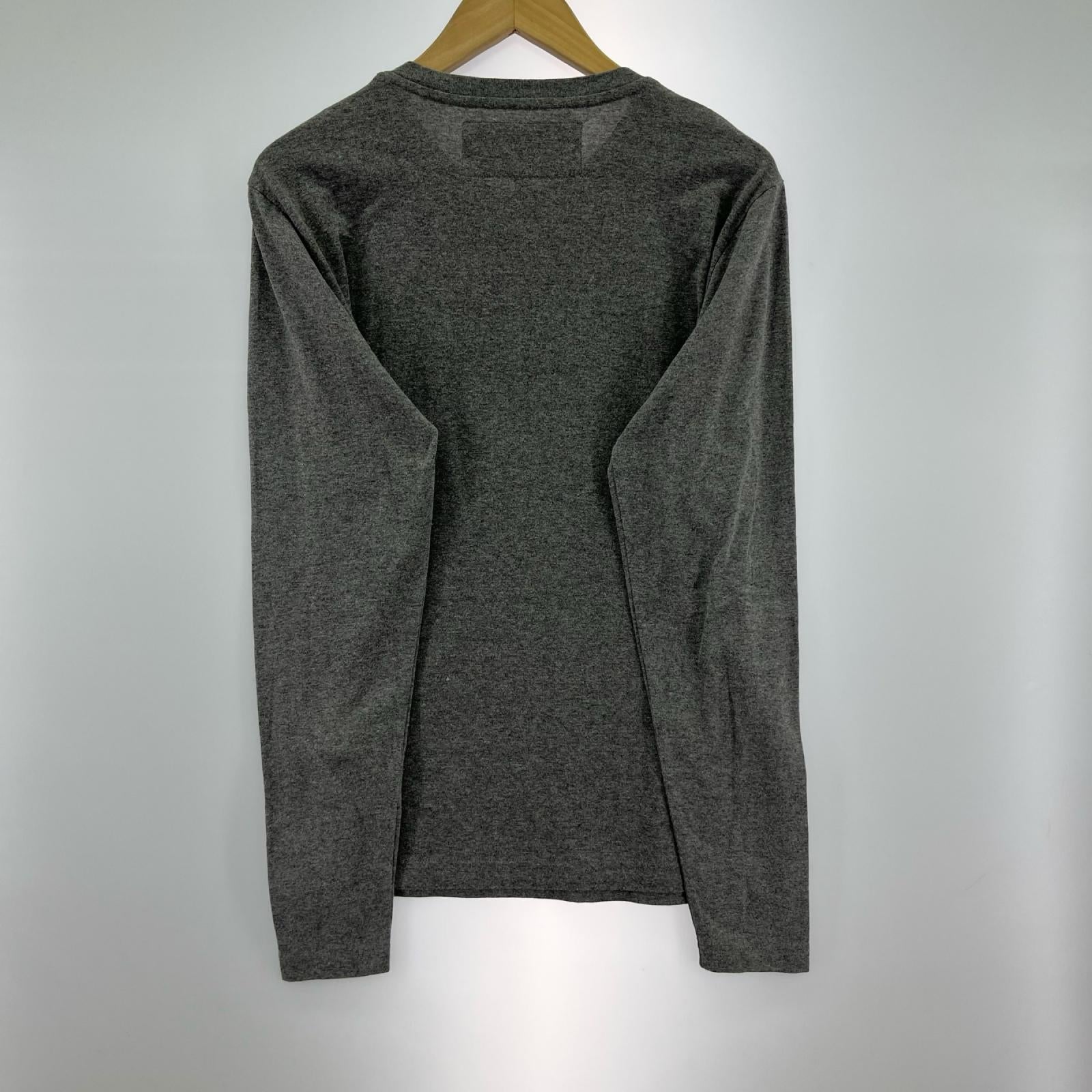 長袖Ｔシャツ HYDROGEN ｽｶﾙﾗｲﾝｽﾄｰﾝ L/S TEE ｸﾞﾚｰ (S) S グレー