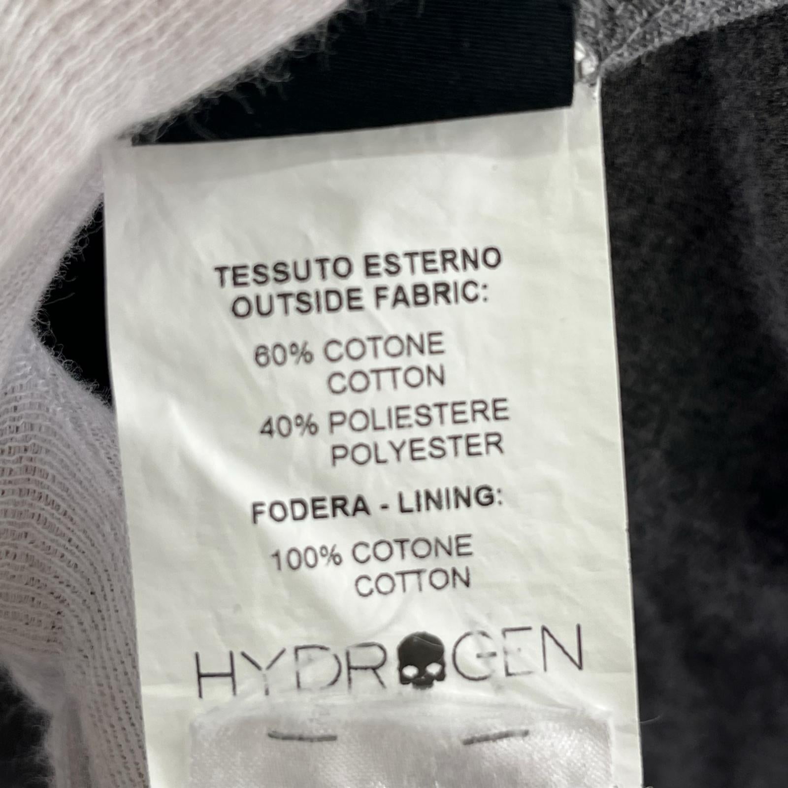 長袖Ｔシャツ HYDROGEN ｽｶﾙﾗｲﾝｽﾄｰﾝ L/S TEE ｸﾞﾚｰ (S) S グレー