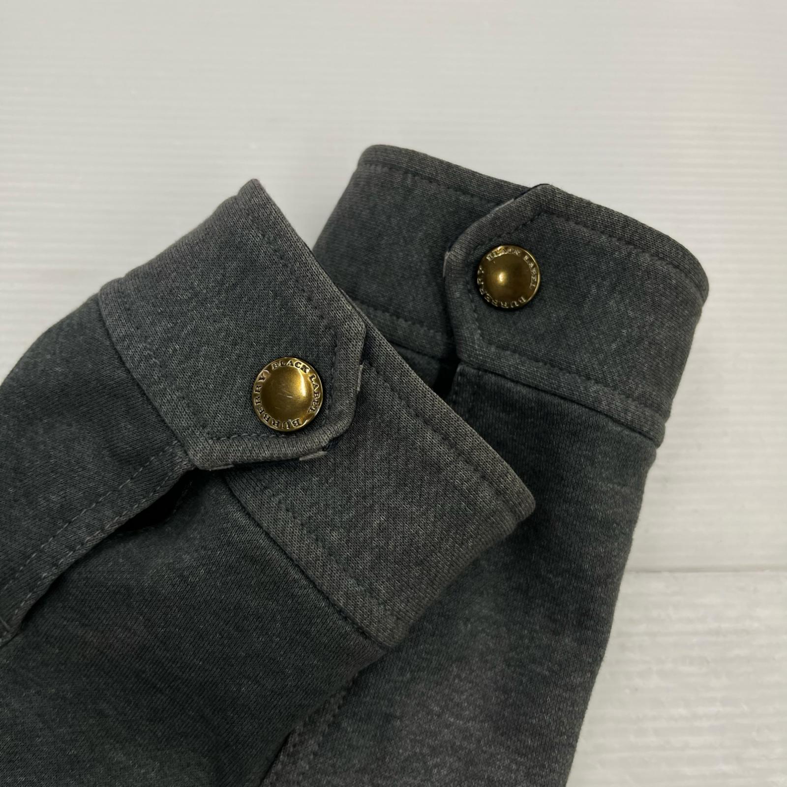 パーカー BURBERRY BLACK LABEL ｼﾞｯﾌﾟﾊﾟｰｶｰ ｸﾞﾚｰ (L) L グレー