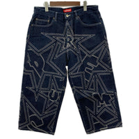 デニムパンツ 25SS Stars Topstitch Baggy Jean（32）ｲﾝﾃﾞｨｺﾞ 32 ネイビー