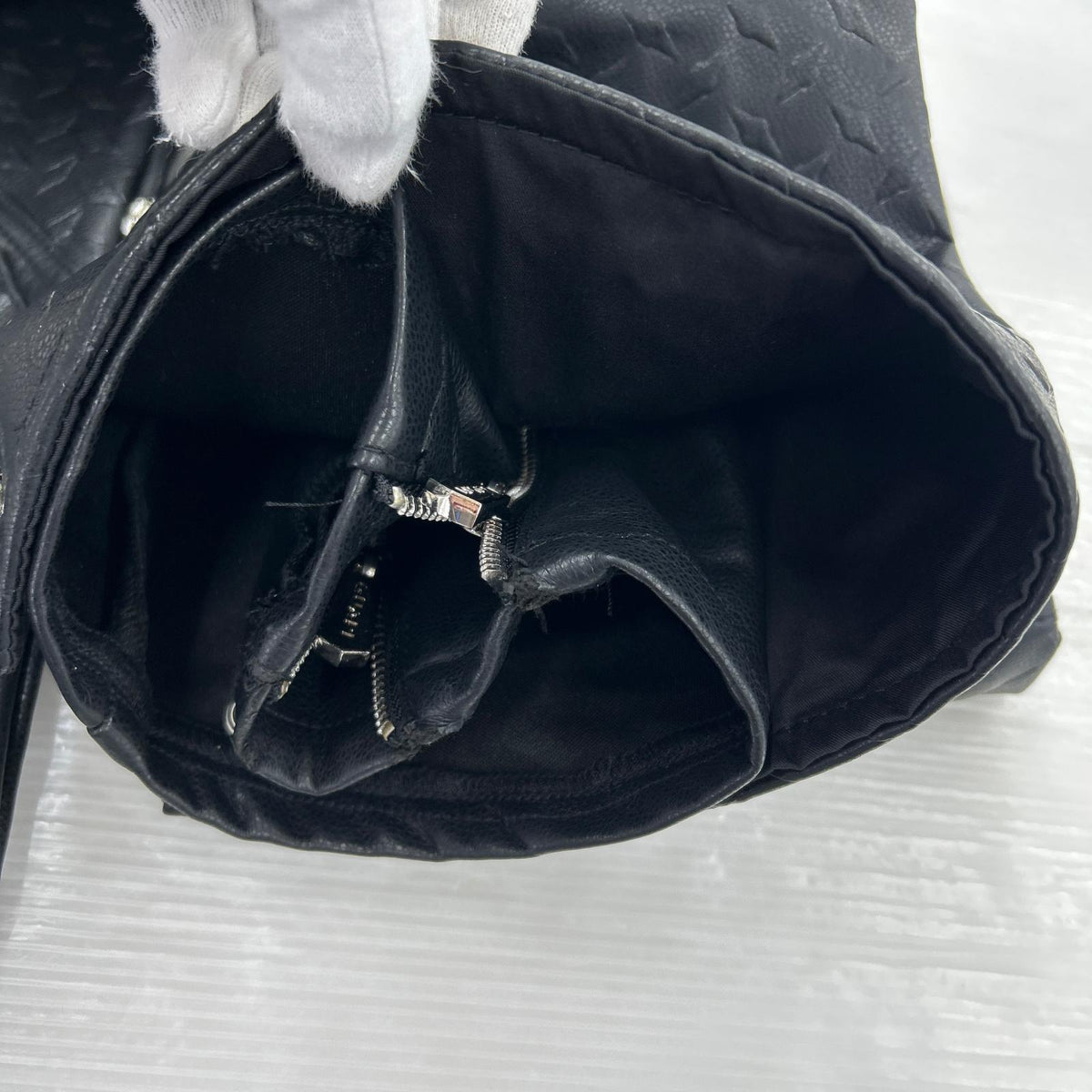 パンツ GUAPI Black Coffin Arc Leather Pant レザーパンツ 28 黒 ブラック