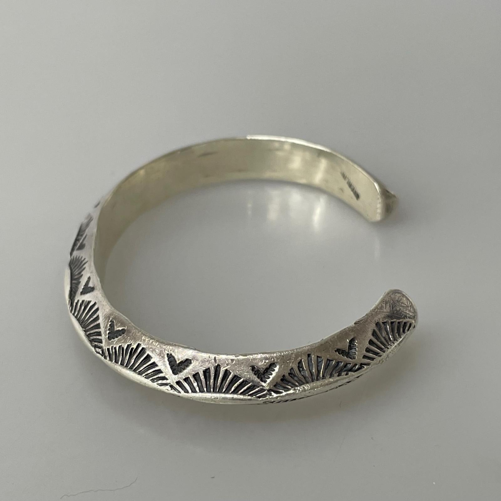 ブレスレット STERLING トライアングルバングル 約52g シルバー