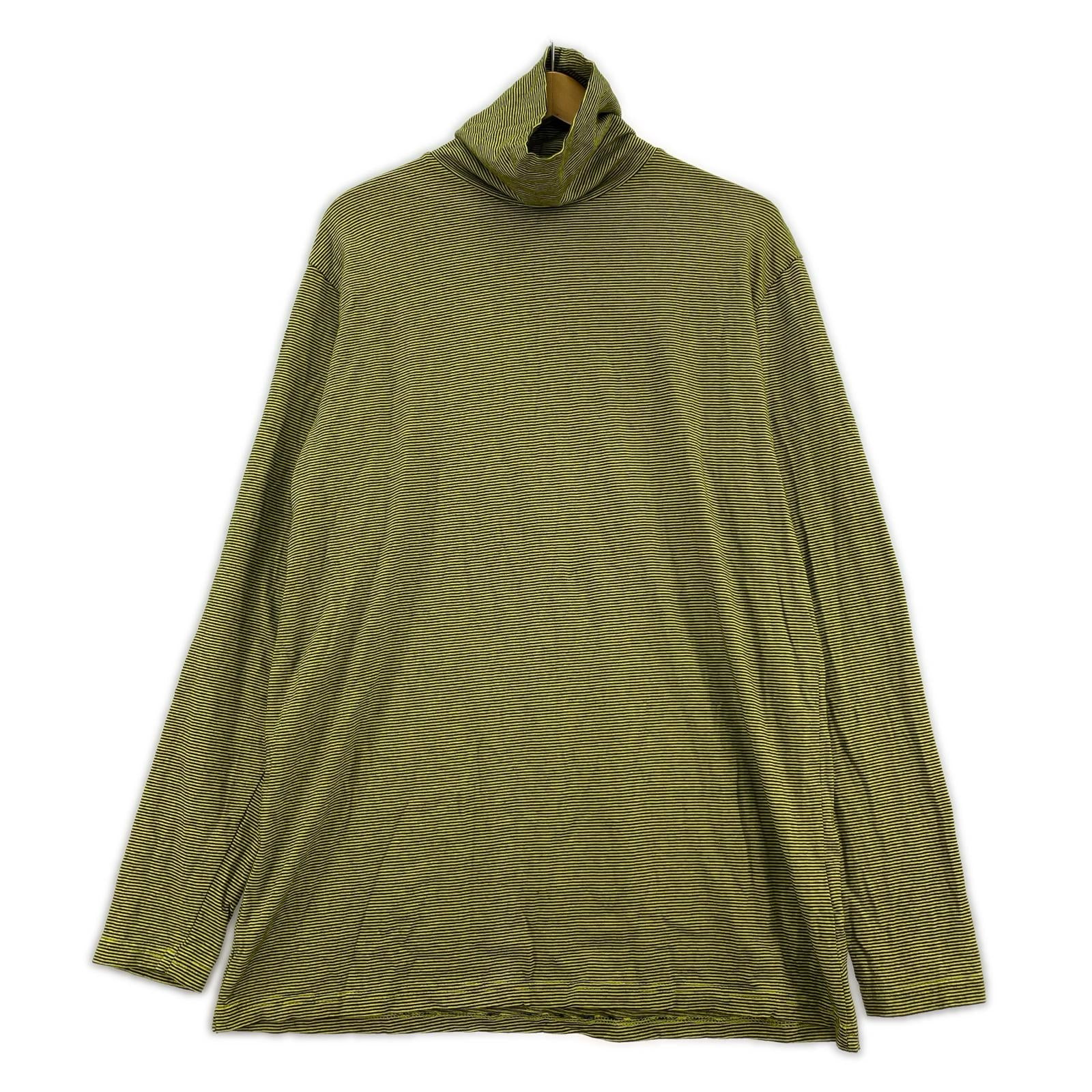 長袖Ｔシャツ PRAGMATIC ボーダー ハイネック（1） 1 グリーン