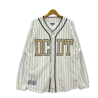 長袖シャツ DESCENDANT 22SS BLEEK BASEBALL LS SHIRT 2 ホワイト×ネイビー 2 ホワイト