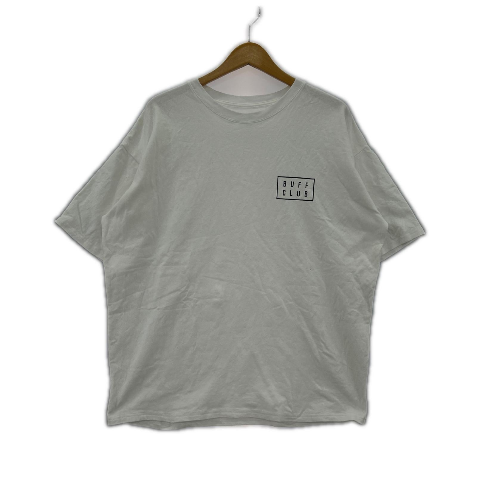 半袖Ｔシャツ buff club 白 胸ロゴ L L ホワイト