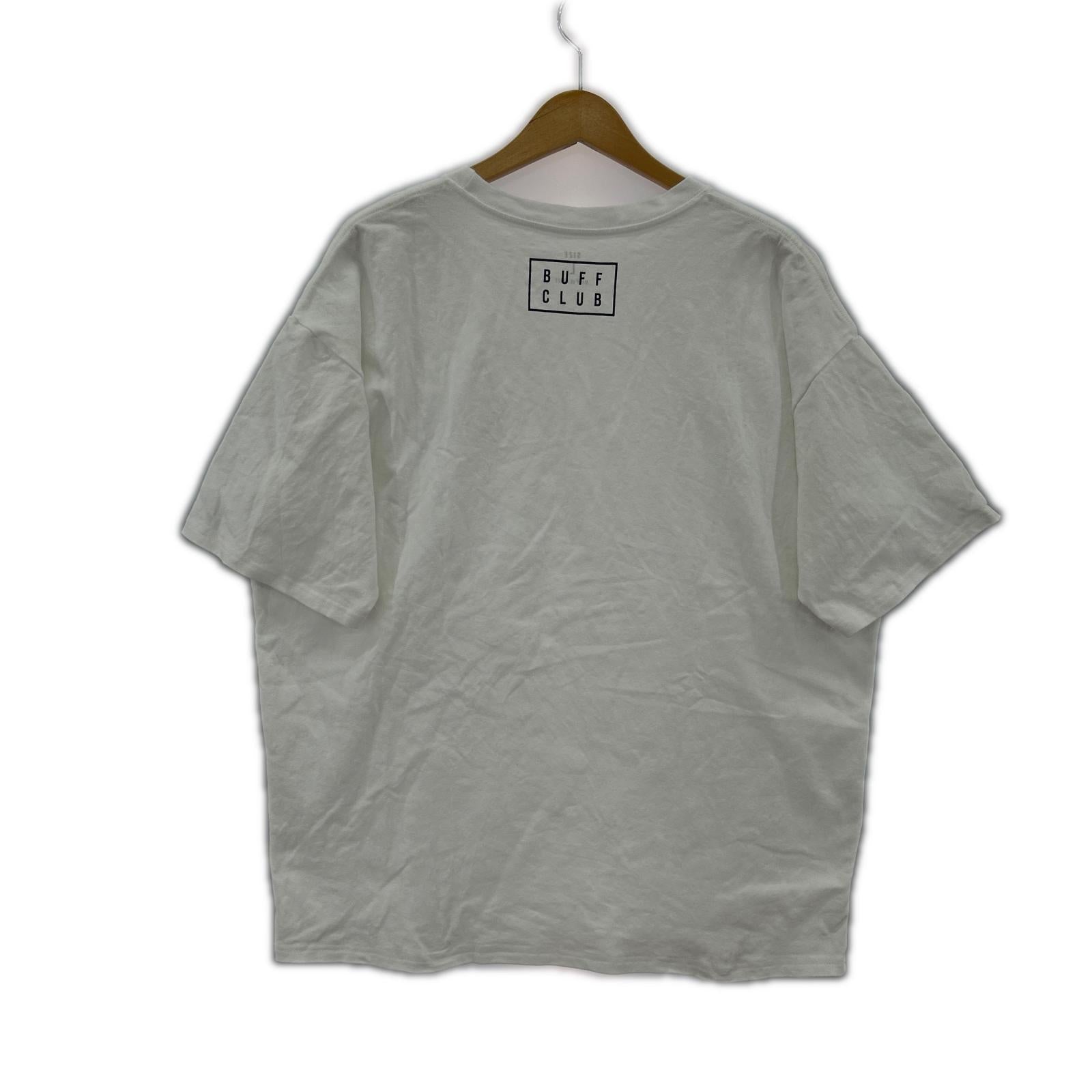 半袖Ｔシャツ buff club 白 胸ロゴ L L ホワイト