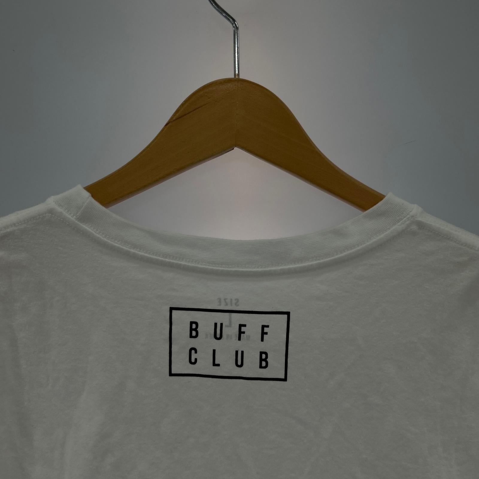 半袖Ｔシャツ buff club 白 胸ロゴ L L ホワイト
