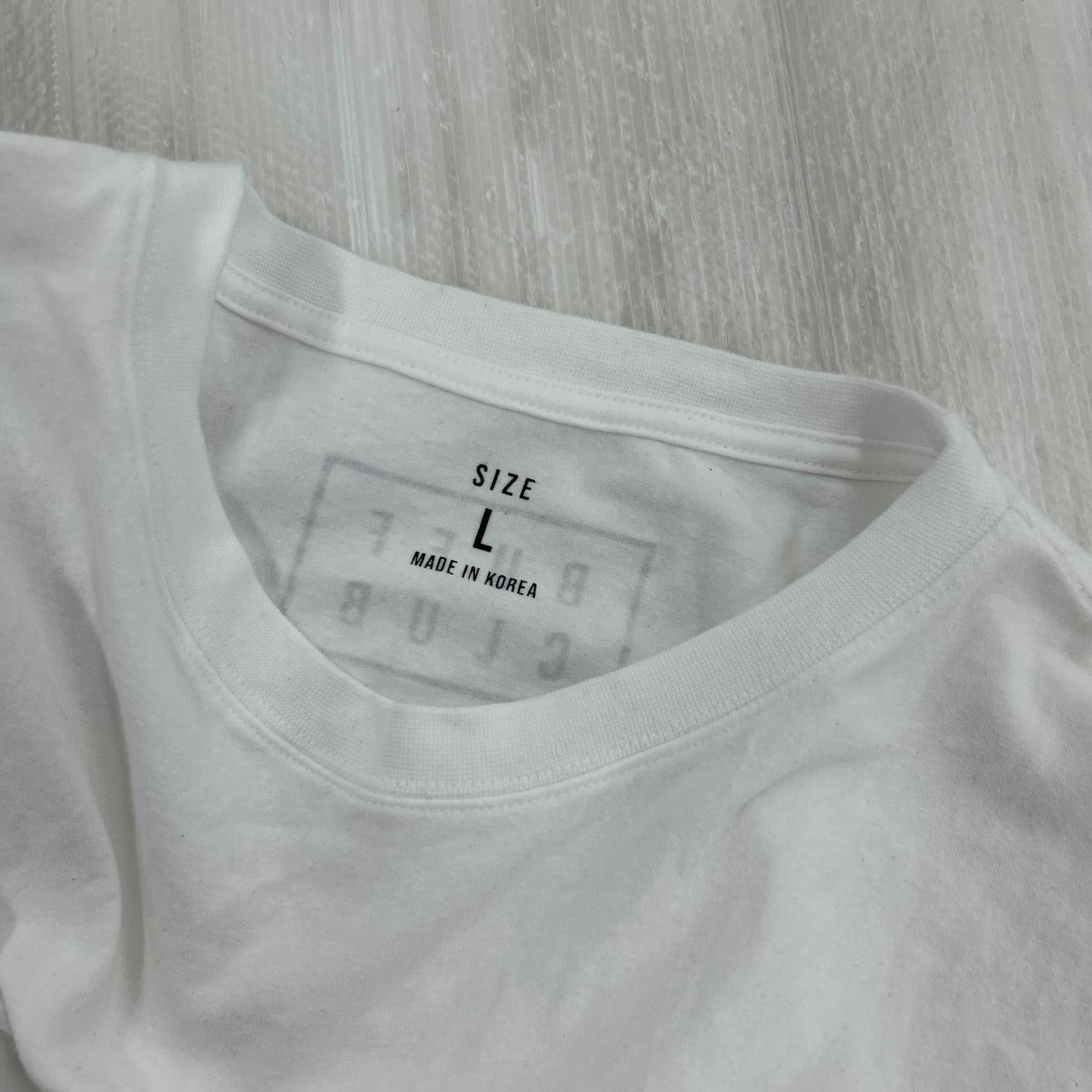 半袖Ｔシャツ buff club 白 胸ロゴ L L ホワイト