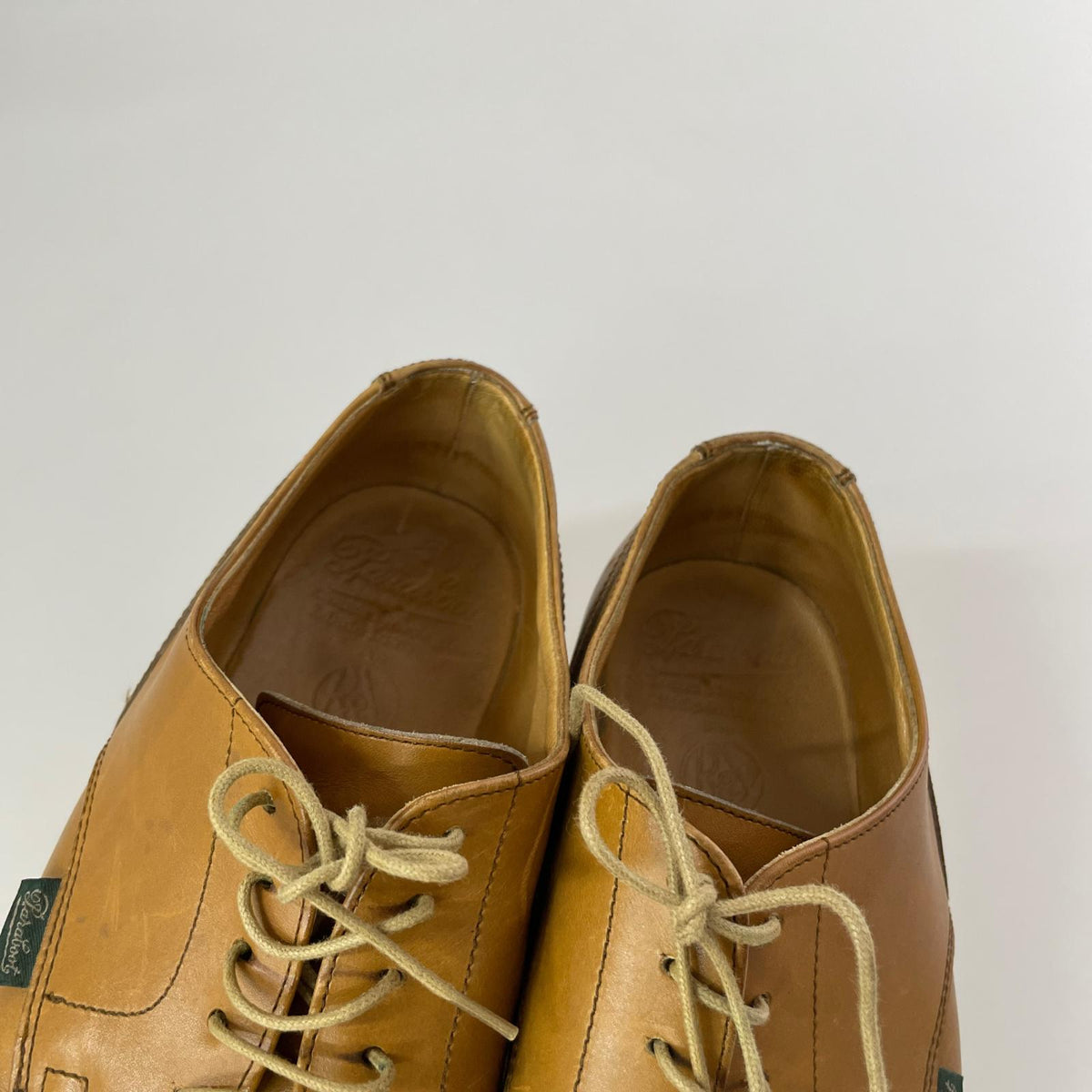 シューズ Paraboot×B＆Y CHAMBORD シャンボード Uチップレザーシューズ 7 1/2F ベージュ ベージュ