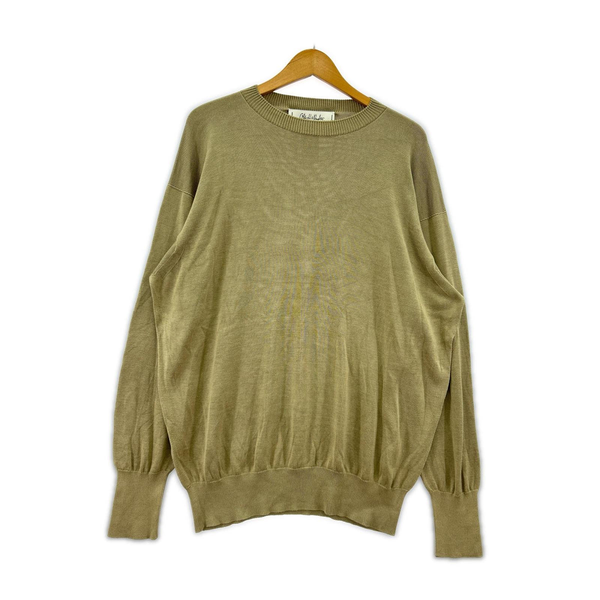 ニット Olde H & Daughter シルク クルーネック ベージュ ベージュ