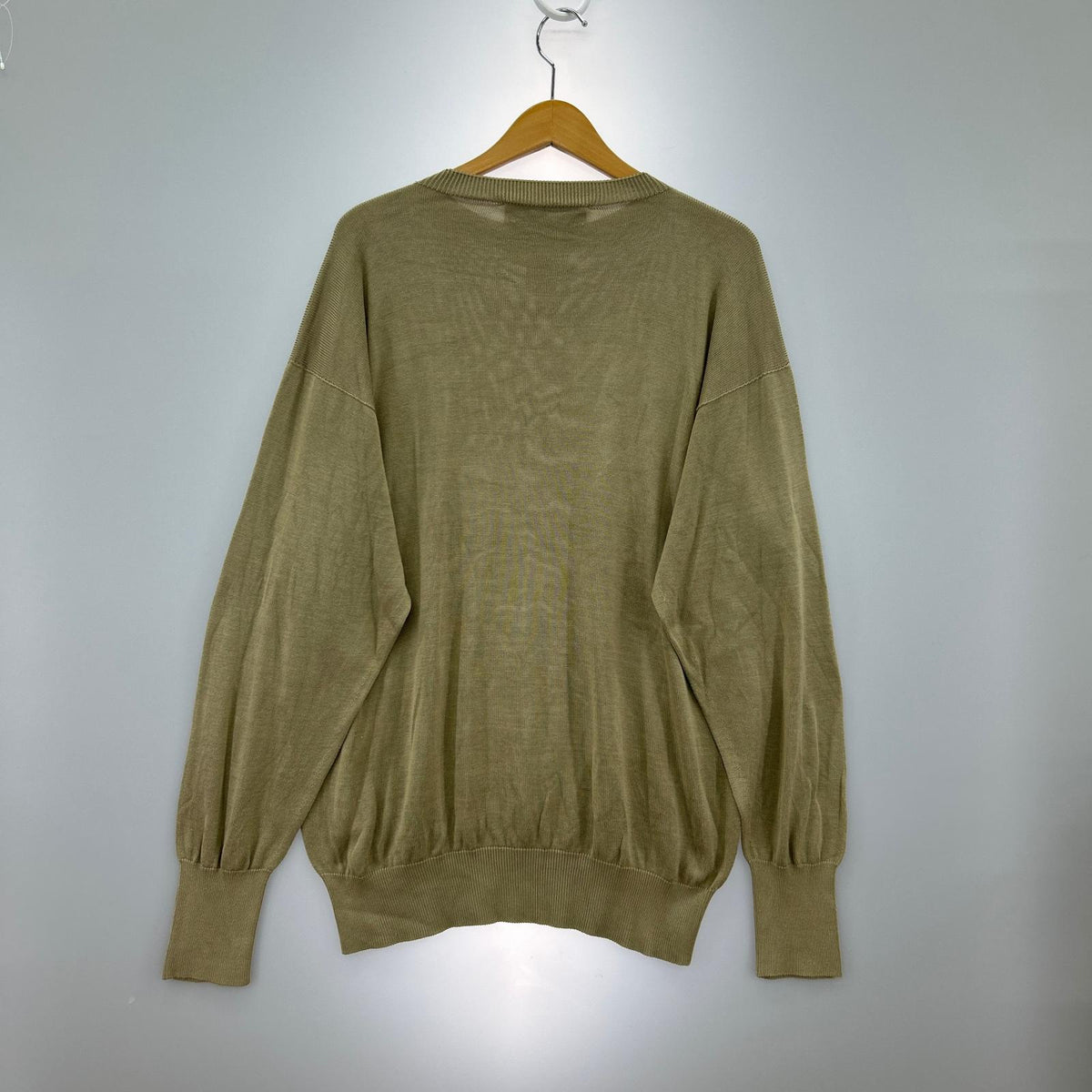 ニット Olde H & Daughter シルク クルーネック ベージュ ベージュ