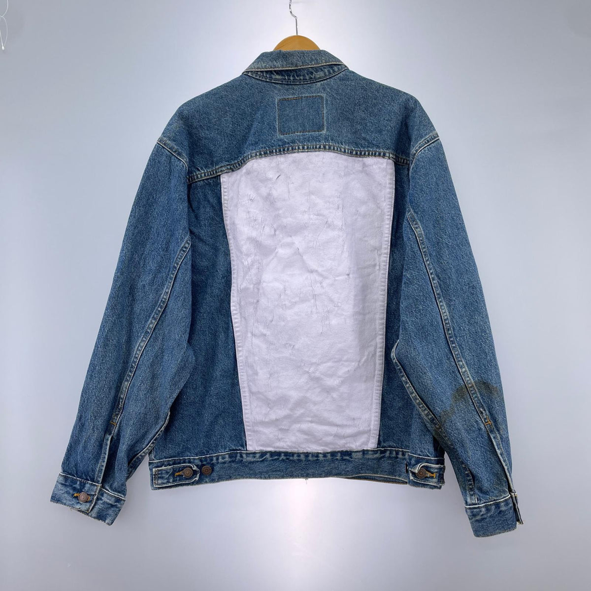 デニムジャケット 90s USA製 背面白 L