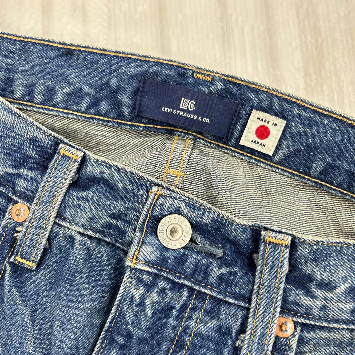 デニムパンツ BLUE TAB ANCHOR RELAXED W32 L32 32 ネイビー