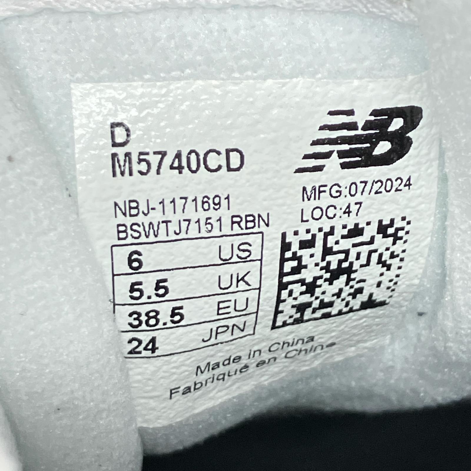 スニーカー 24.0/M5740CD 24cm (US6 UK5 1/2 EU38) ネイビー