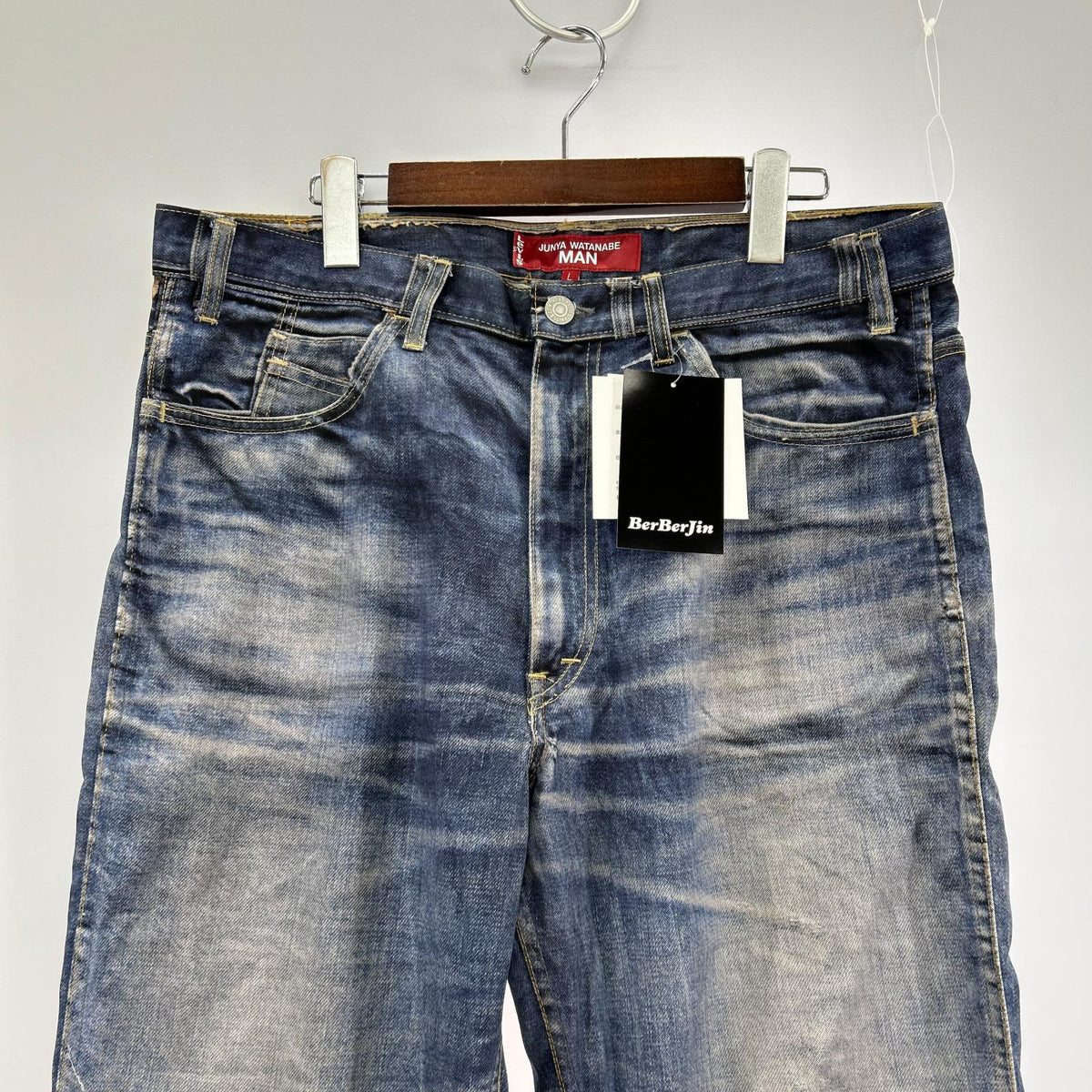 パンツ ×Levi's×BerBerJin 607E 転写 ﾌﾞｰﾂｶｯﾄ L L ネイビー
