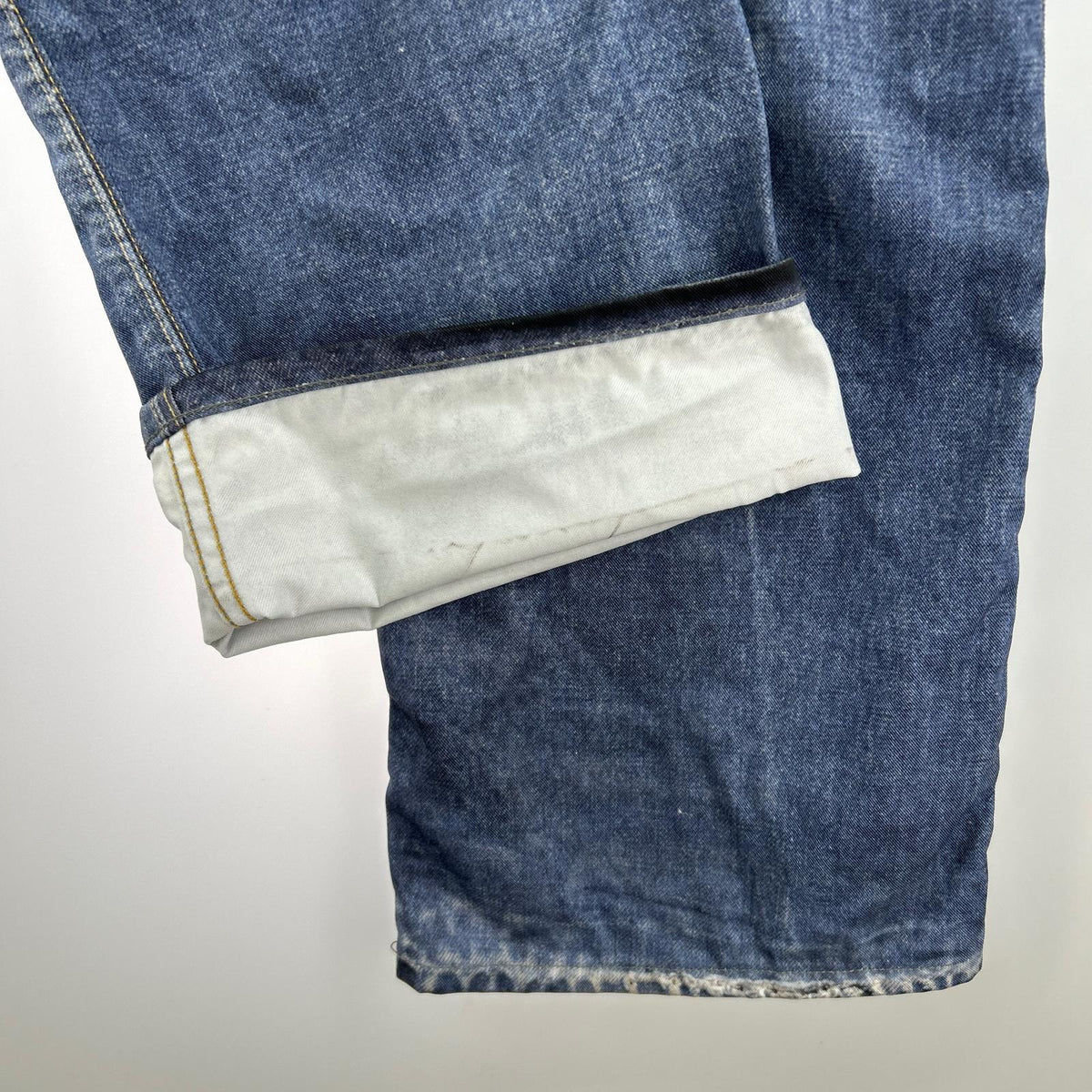 パンツ ×Levi's×BerBerJin 607E 転写 ﾌﾞｰﾂｶｯﾄ L L ネイビー