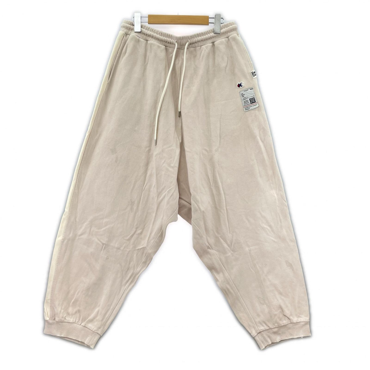 パンツ distressed track pants (46) 46