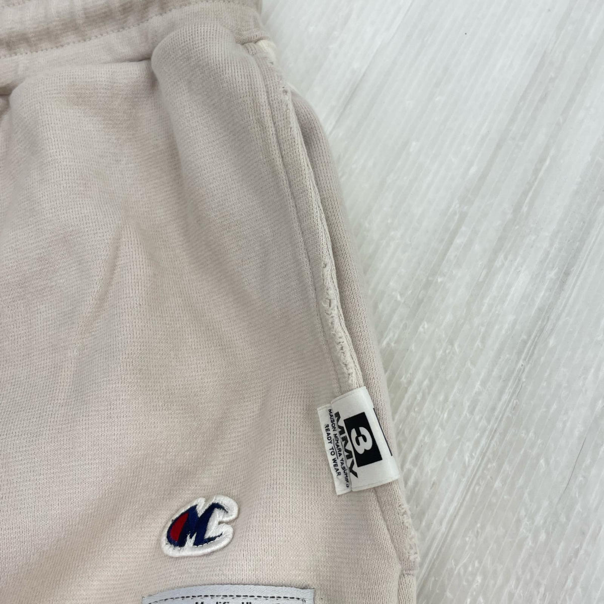 パンツ distressed track pants (46) 46