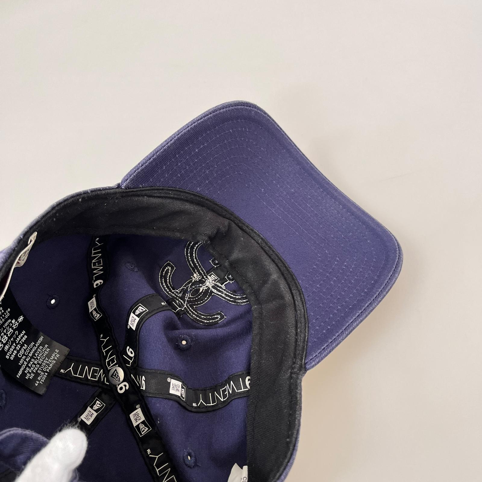 キャップ × STUSSY ﾈｲﾋﾞｰ ネイビー