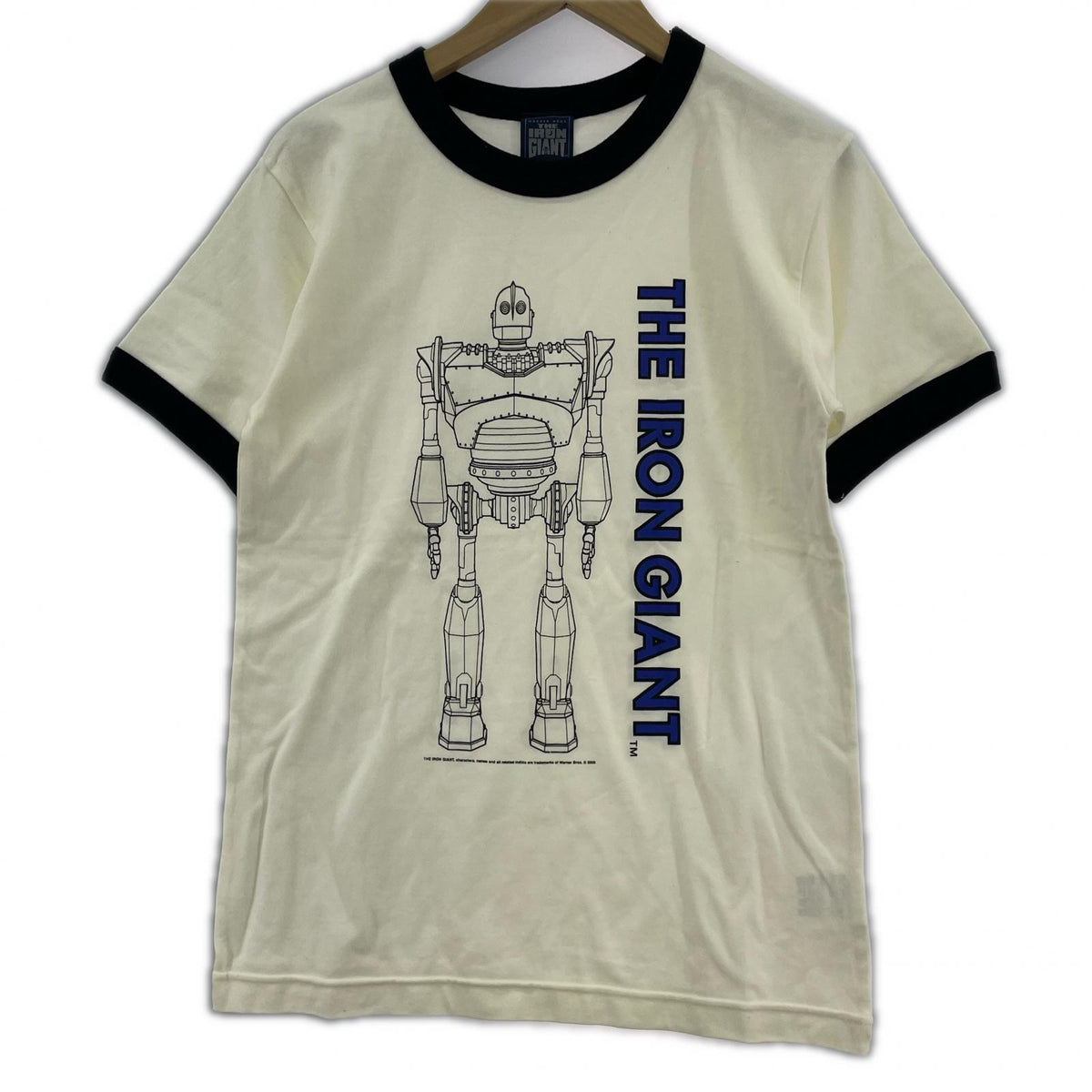 半袖Ｔシャツ 00s THE IRON GIANT リンガー 両面 M ホワイト
