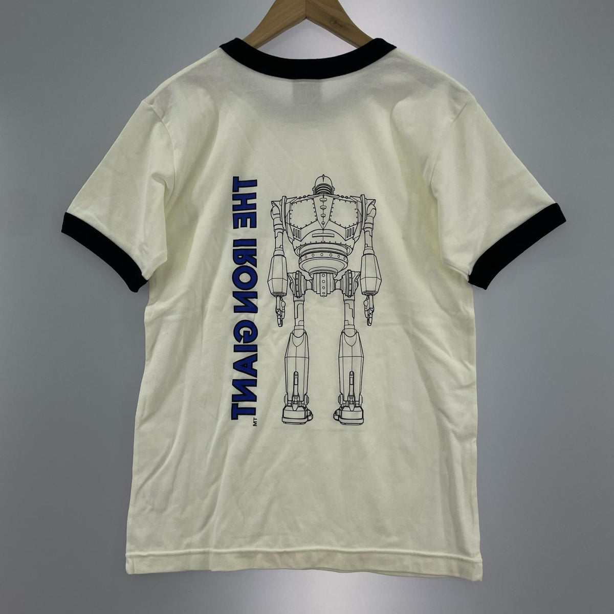 半袖Ｔシャツ 00s THE IRON GIANT リンガー 両面 M ホワイト