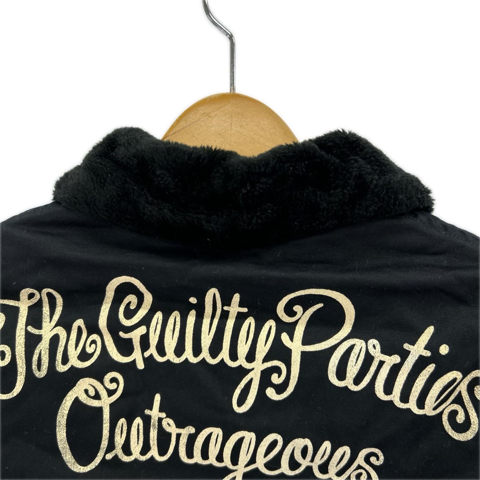 ジャケット GUILTY PARTIES × WACKO MARIA 裏ﾎﾞｱ 黒 M M ブラック