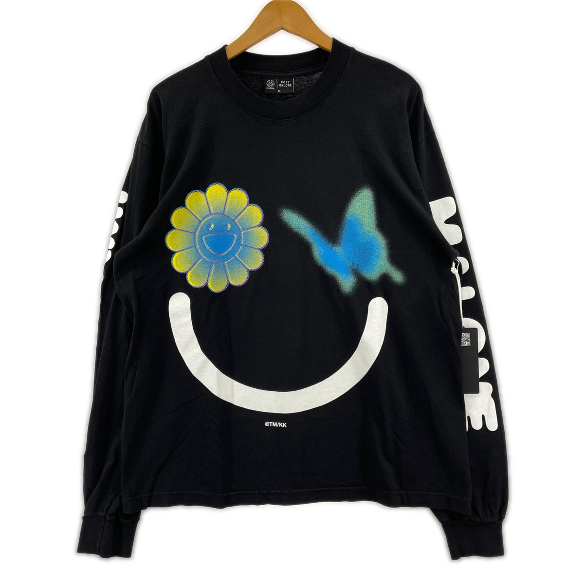 長袖Ｔシャツ 村上隆×POST MALONE L/S TEE（M）ﾌﾞﾗｯｸ M ブラック