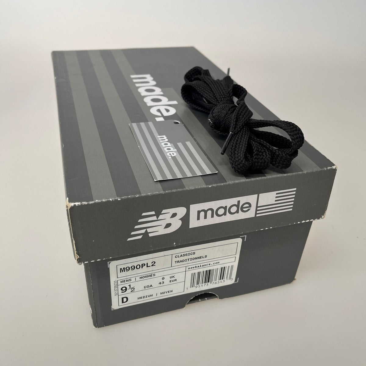 スニーカー M990PL2 US9.5 27.5cm 27.5cm (US9 1/2 UK9 EU45) ブルー