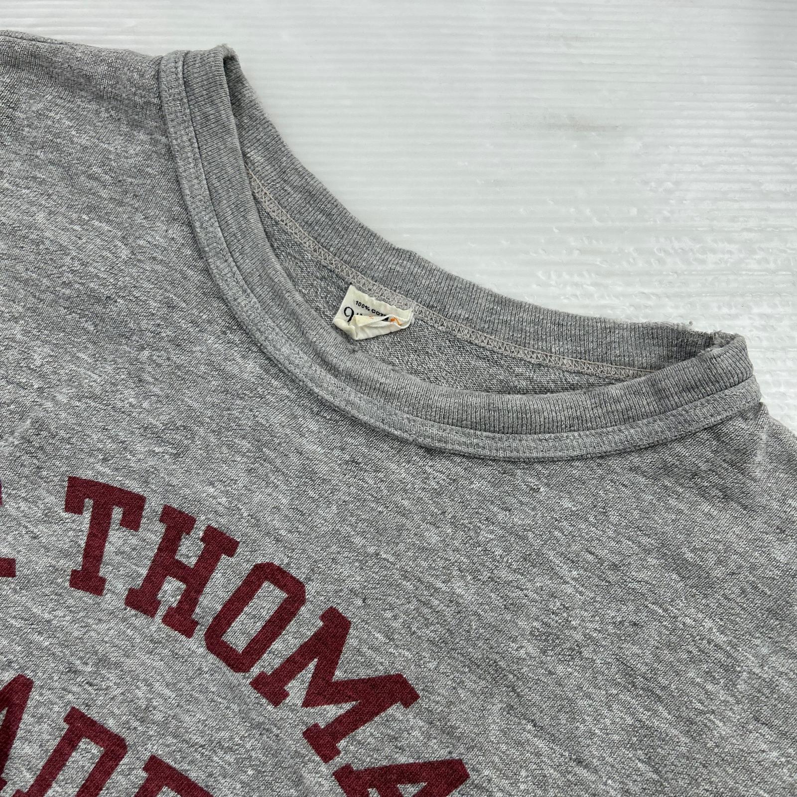 半袖Ｔシャツ カレッジロゴ L グレー