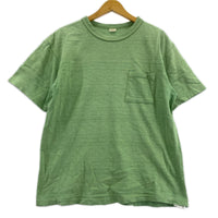 半袖Ｔシャツ シングルステッチ 胸ポケット L グリーン