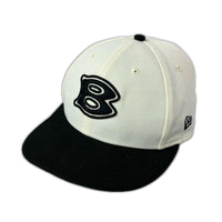 キャップ NEW ERA/Bロゴ/白黒/58.7cm