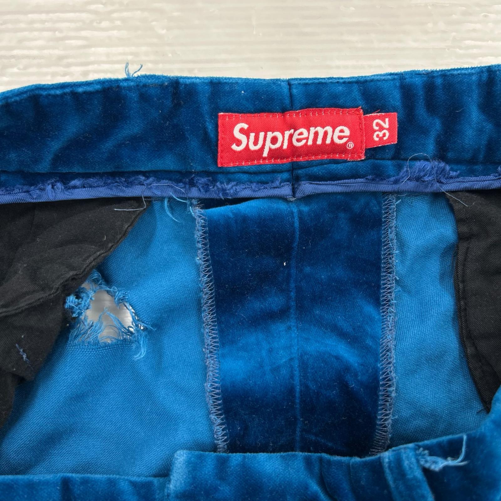 パンツ 20AW Velvet Trouser 青 (32) 32 ブルー