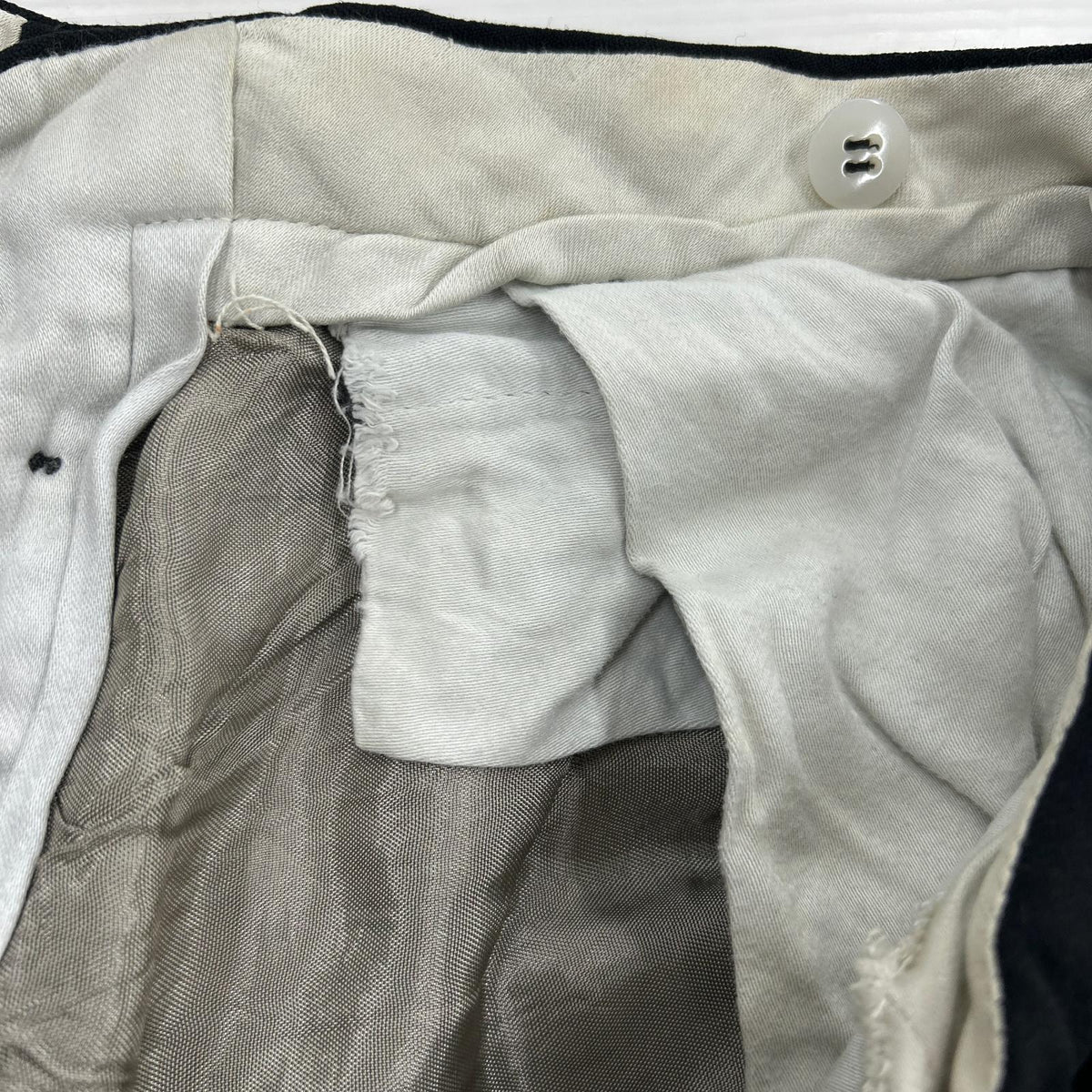パンツ 50s ウールスラックス W34 BLK ブラック