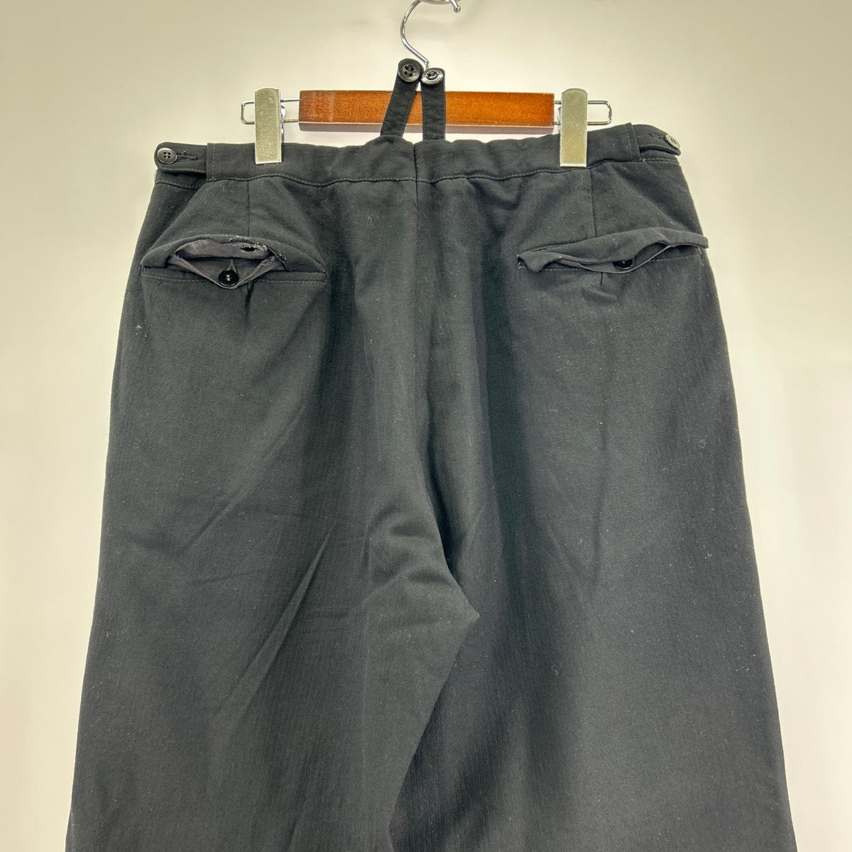 パンツ 50s ウールスラックス W34 BLK ブラック