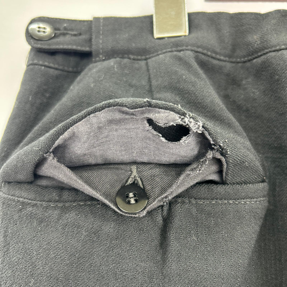 パンツ 50s ウールスラックス W34 BLK ブラック