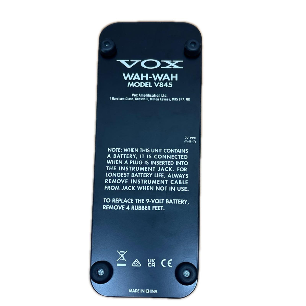 VOX WAH-WAH V845 ＶOX 楽器アクセサリー