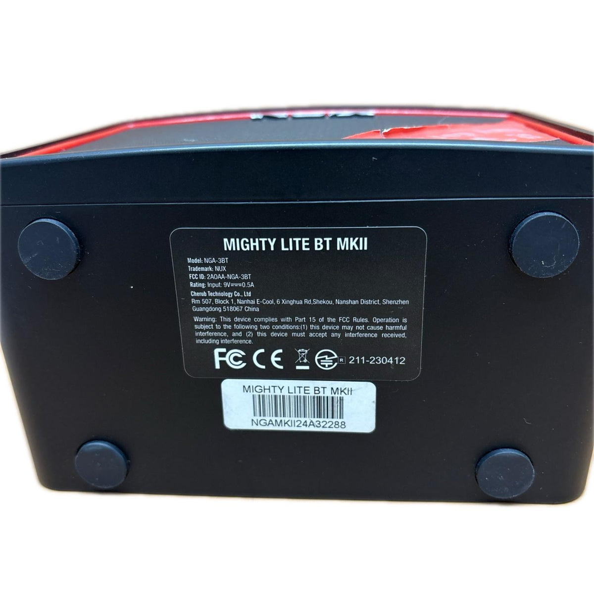 NUX MIGHTY LITE BT MKII アンプ